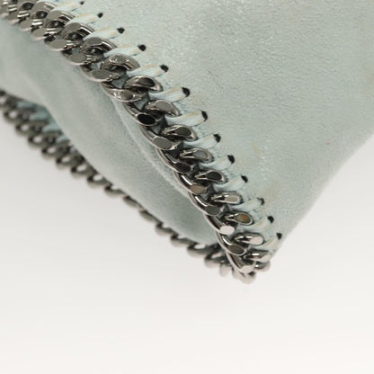 Stella McCartney Falabella Fold Over Crossbody Bag Suede, BLUE, SUEDE, Crossbody bag