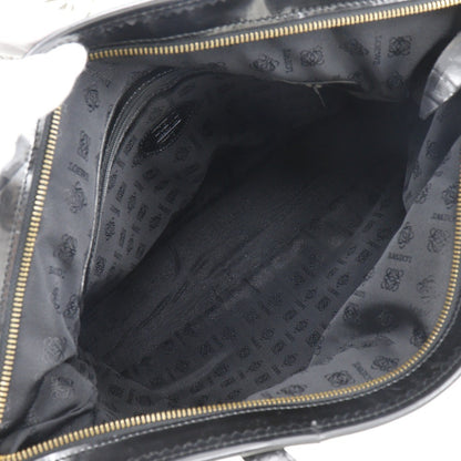 Loewe Anagram Tote Leather, BLACK, SUEDE, Tote bag