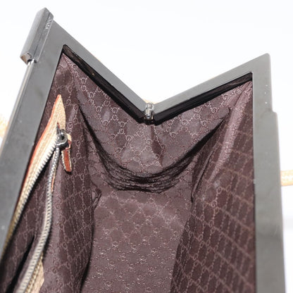 Gucci Vintage Handbag Leather, BEIGE, LEATHER, Handbag