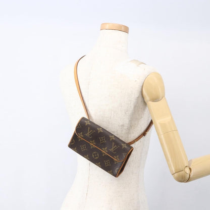 Louis Vuitton Florentine Waist Bag Monogram Canvas, BROWN, CANVAS, Clutche & pouche