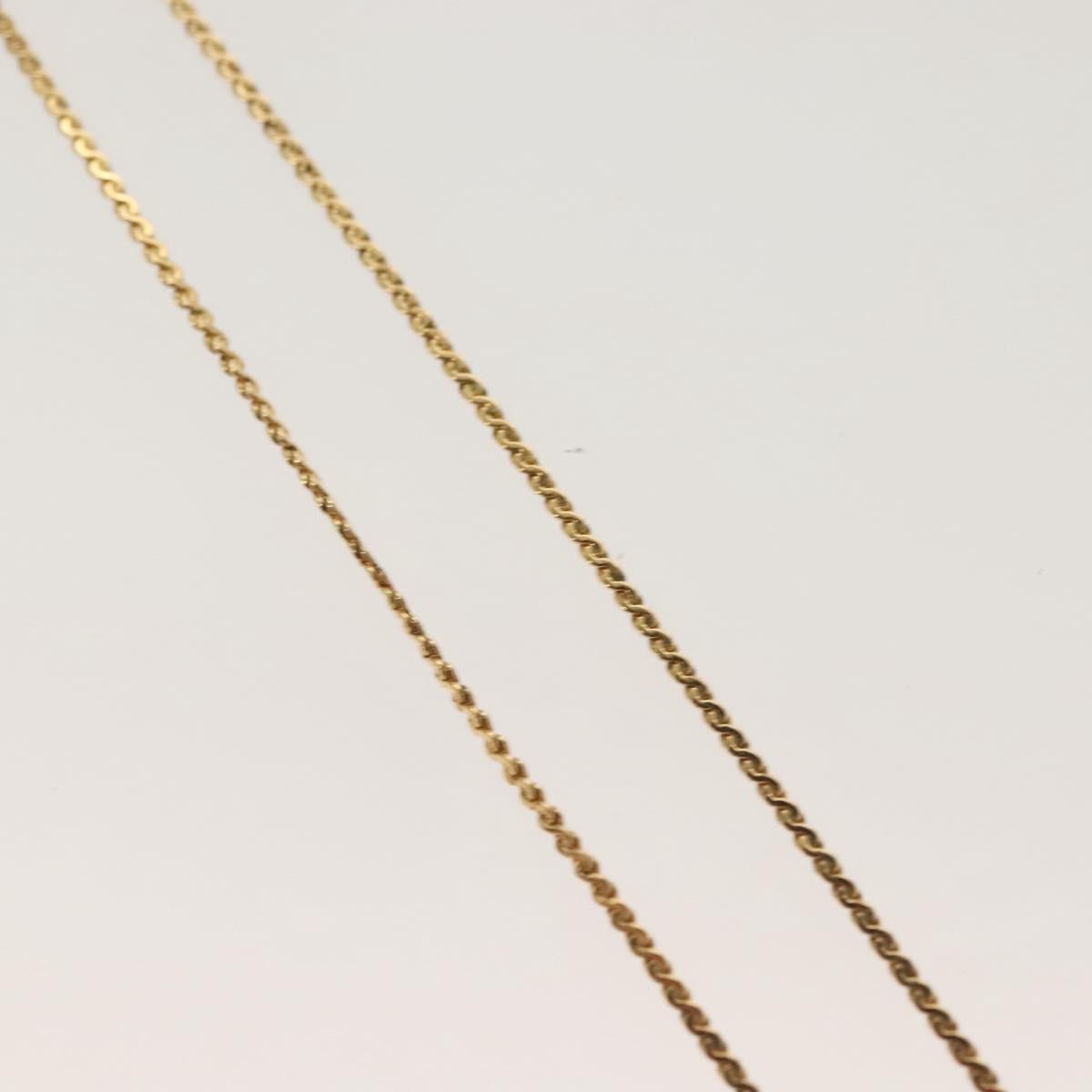 Christian Dior CD Pendant Necklace Metal, GOLD, METAL, Necklace