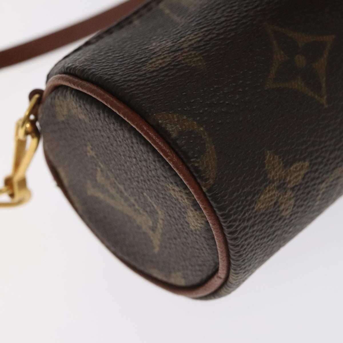 Louis Vuitton Papillon Pochette Monogram Canvas, BROWN, CANVAS, Handbag