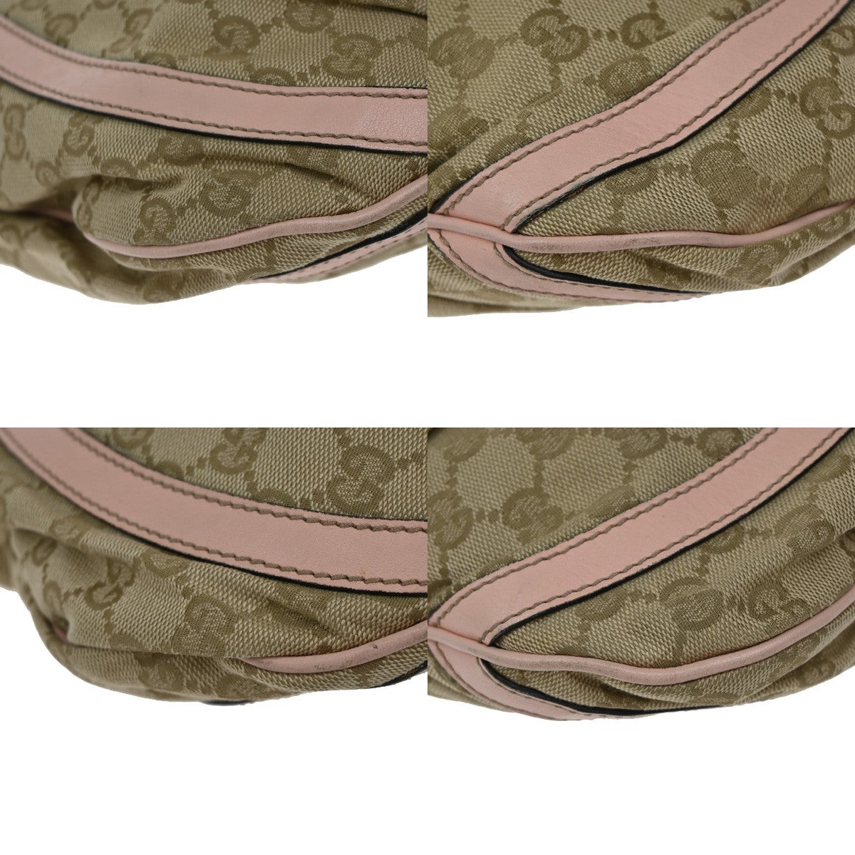 Gucci D-Ring Shoulder Bag (Outlet) GG Canvas, Brown, Canvas, Shoulder Bag