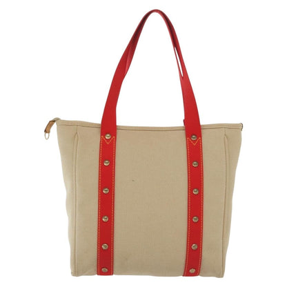 Louis Vuitton Antigua Tote Canvas, BEIGE, CANVAS, Tote bag