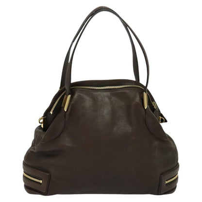 Chloe Vintage Tote bag Leather, BROWN, LEATHER, Tote bag