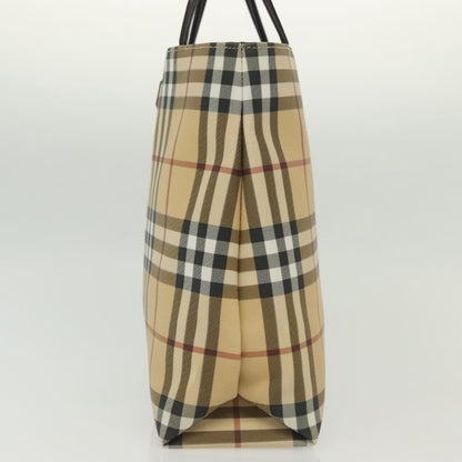 Burberry Nova Check Tote canvas check pattern, BEIGE, PVC, Tote bag