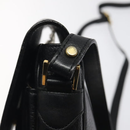 Burberry Flap Shoulder Bag Leather, BLACK, LEATHER, Shoulder bag