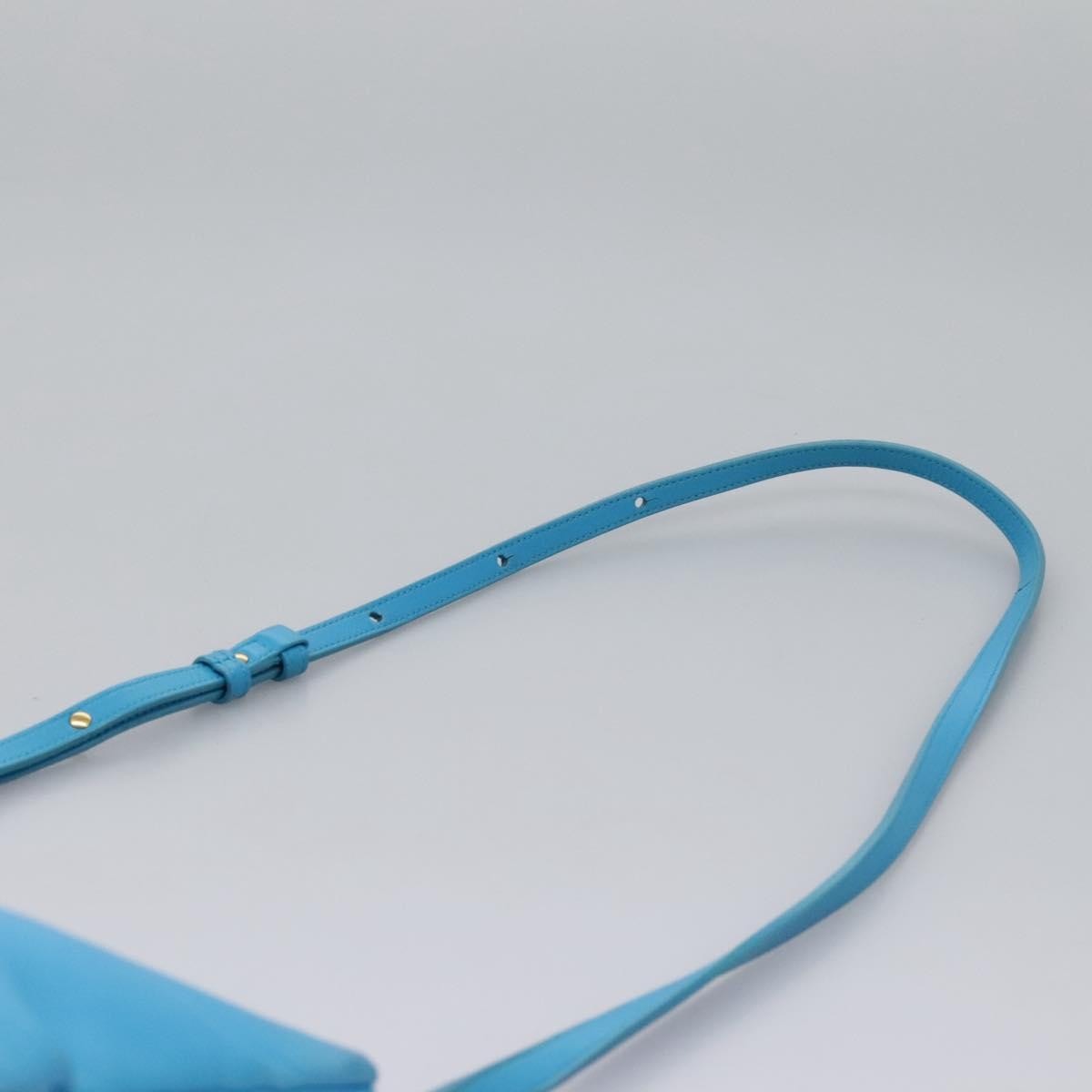 Celine Trio Crossbody Bag Leather, BLUE, LEATHER, Crossbody bag