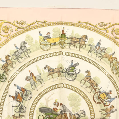 Hermes Carré 90 Silk multicolor, PINK, SILK, Scarve & shawl