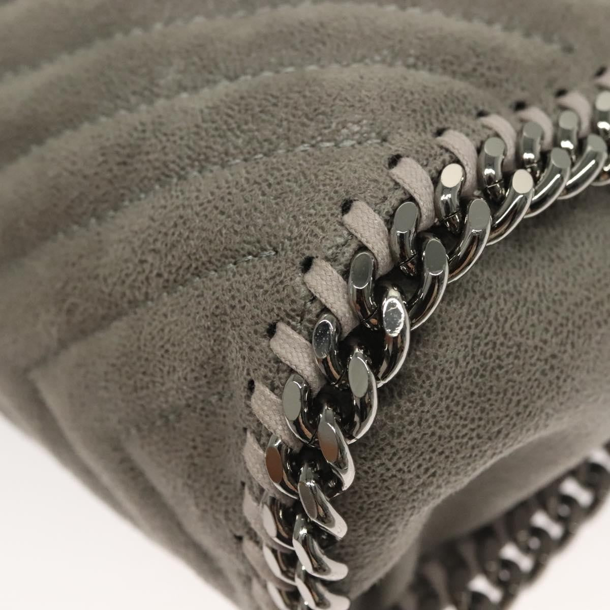 Stella McCartney Falabella Tote Suede, GRAY, SUEDE, Tote bag