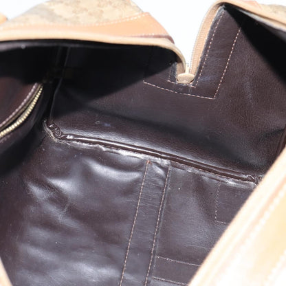 Celine Vintage Macadam Boston bag Canvas, BEIGE, CANVAS, Travel bag