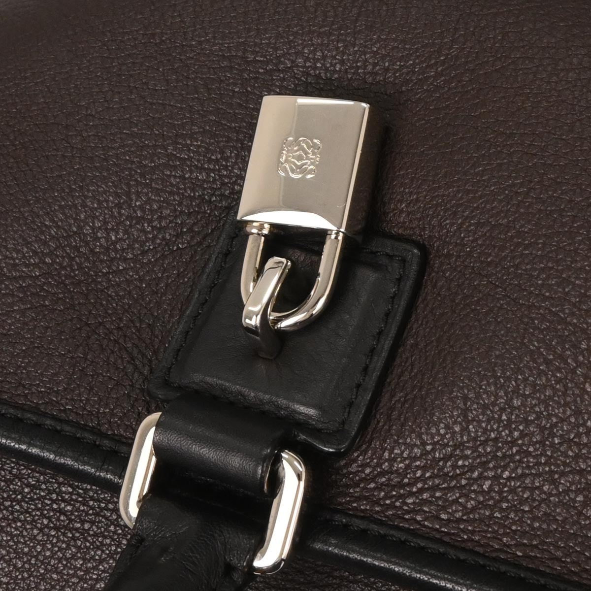 Loewe Amazona NM Bag Leather, BROWN, LEATHER, Handbag