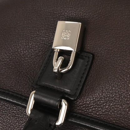 Loewe Amazona NM Bag Leather, BROWN, LEATHER, Handbag