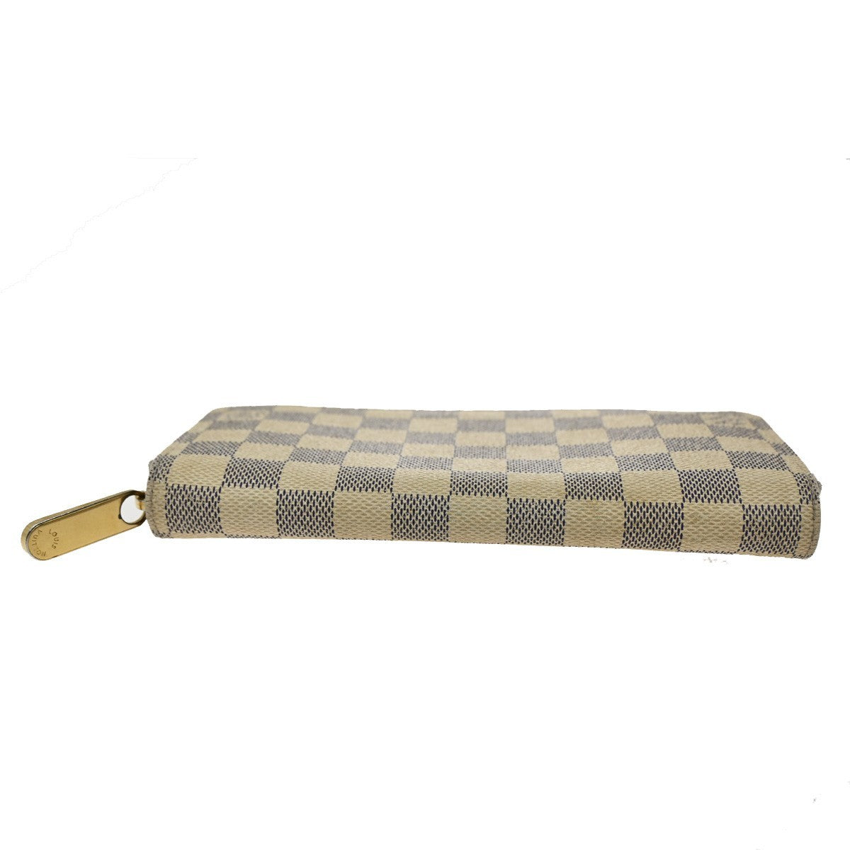 Louis Vuitton Zippy Compact Wallet Damier, WHITE, LEATHER, Wallets