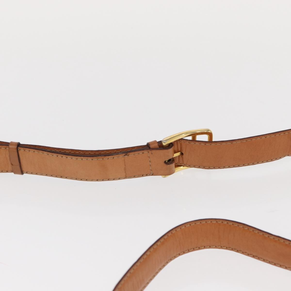 Celine Macadam Shoulder Bag PVC Leather, BROWN, CANVAS, Shoulder bag