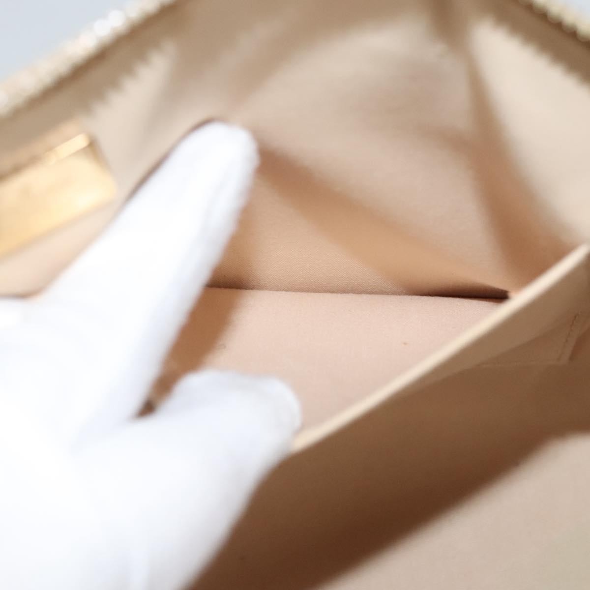 Louis Vuitton Santa Monica Handbag Monogram Vernis, BEIGE, PATENT_LEATHER, Handbag