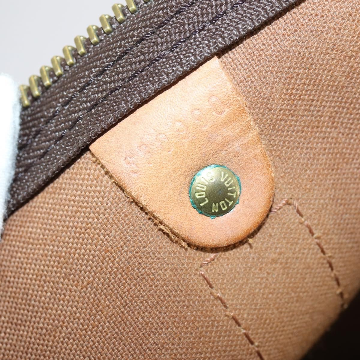 Louis Vuitton Keepall Bandouliere Bag Monogram Canvas, BROWN, CANVAS, Travel bag