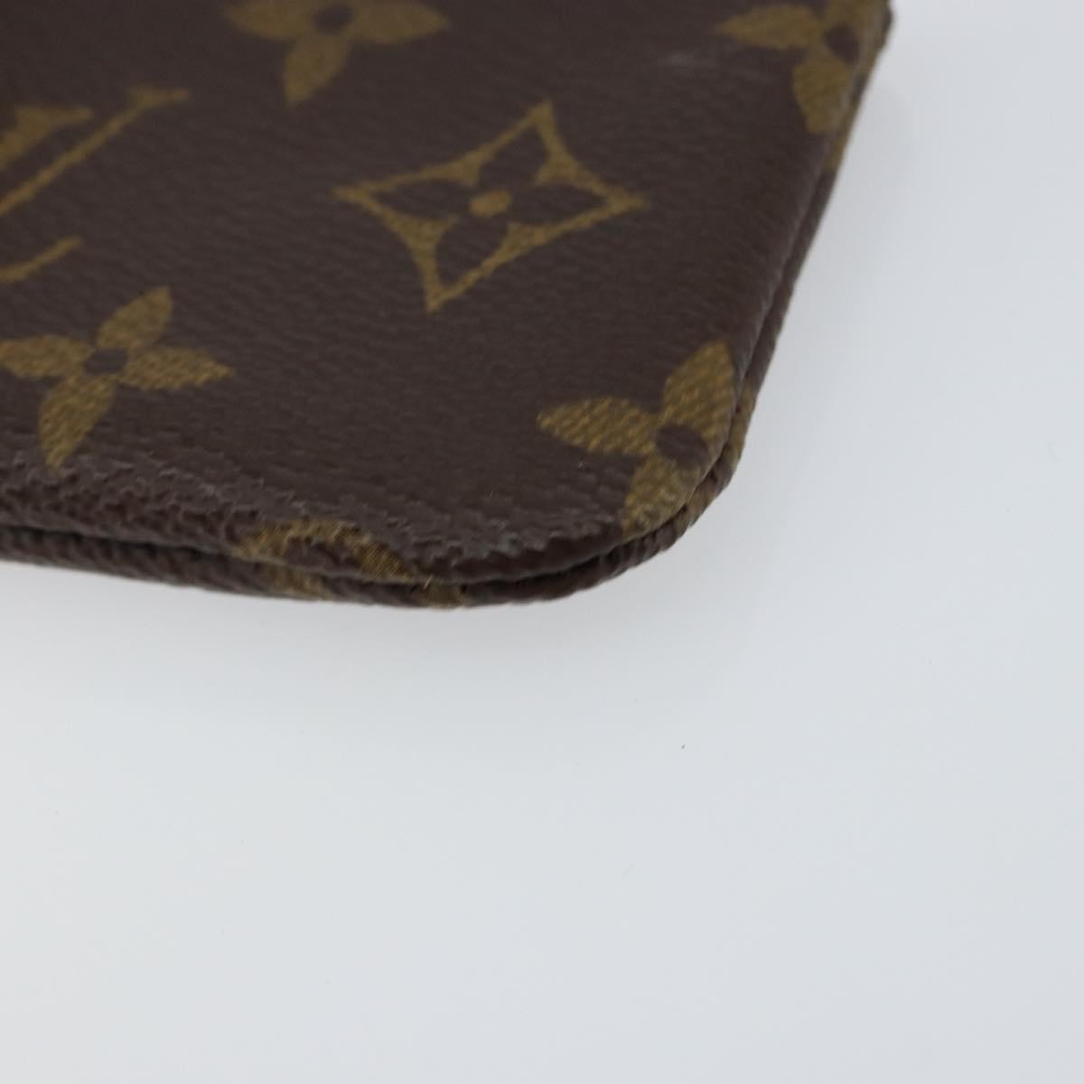 Louis Vuitton Pochette Clés Monogram Canvas, BROWN, CANVAS, Wallets