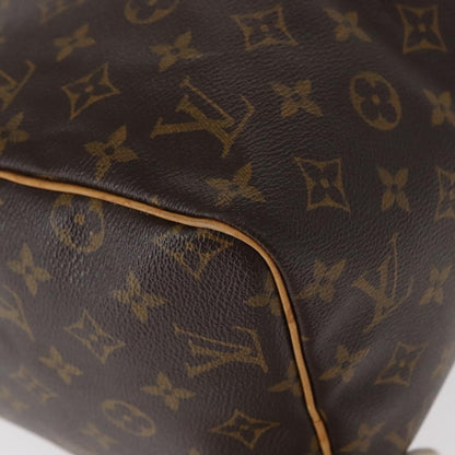 Louis Vuitton Speedy Handbag Monogram Canvas, BROWN, CANVAS, Travel bag