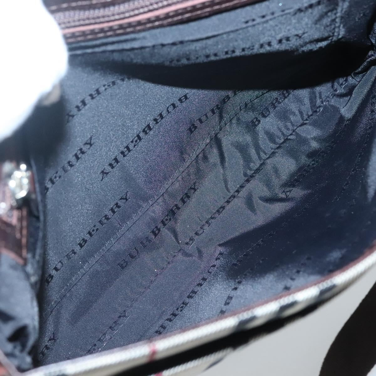 Burberry Nova check Shoulder bag Canvas, BEIGE, CANVAS, Shoulder bag