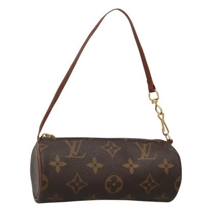 Louis Vuitton Papillon Pochette Monogram Canvas, BROWN, CANVAS, Handbag