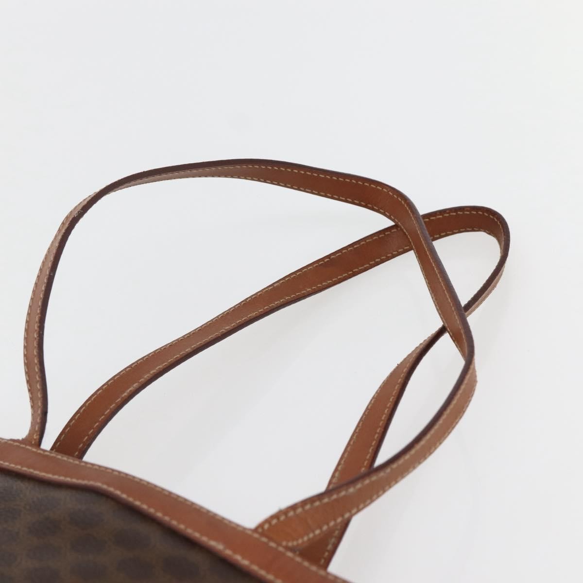 Celine Vintage Macadam Tote bag Canvas, BROWN, CANVAS, Tote bag