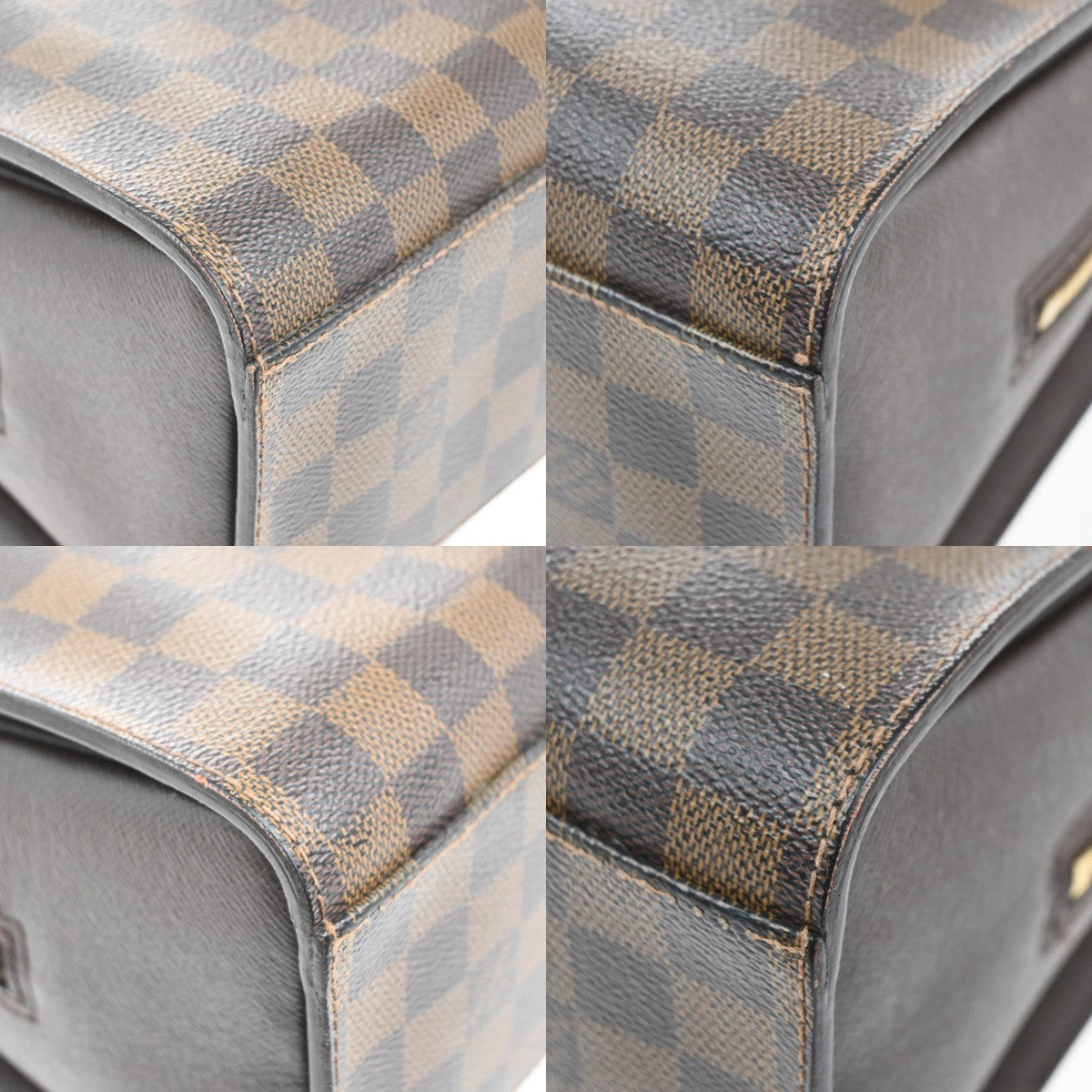 Louis Vuitton Triana Bag Damier, Brown, Canvas, Handbag