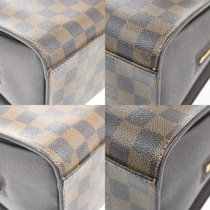 Louis Vuitton Triana Bag Damier, Brown, Canvas, Handbag