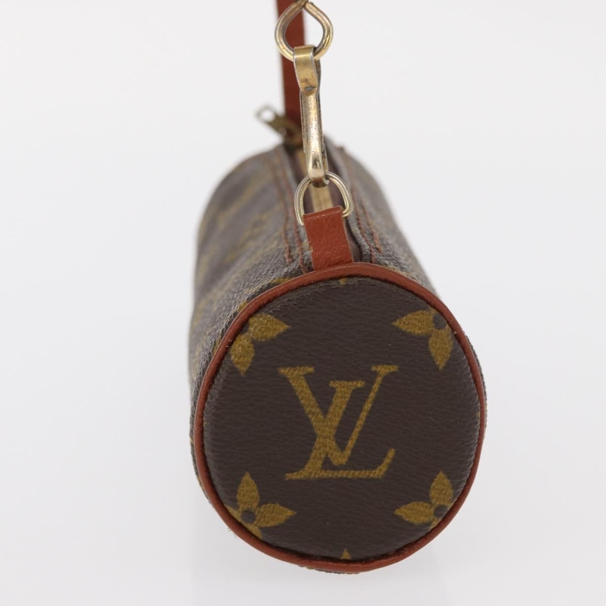 Louis Vuitton Papillon Pochette Monogram Canvas, BROWN, CANVAS, Clutche & pouche