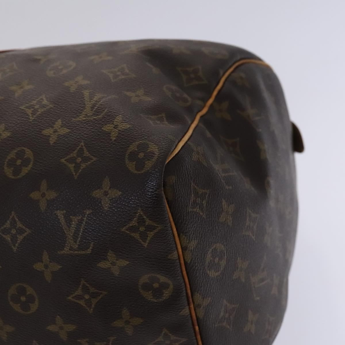 Louis Vuitton Keepall Bag Monogram Canvas, BROWN, CANVAS, Travel bag