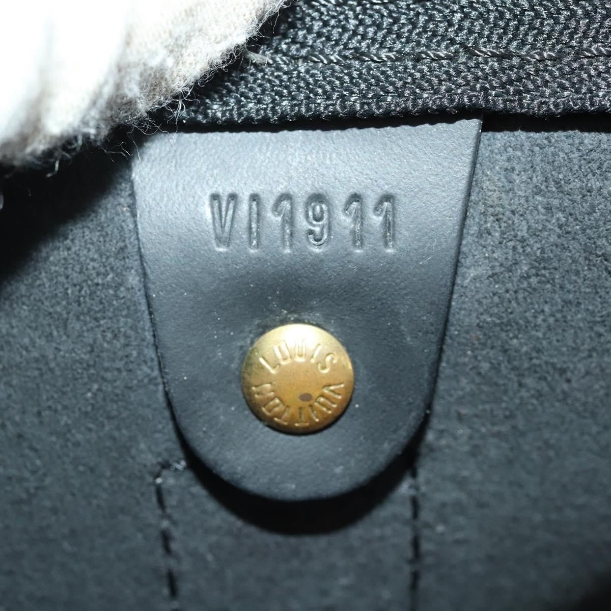 Louis Vuitton Keepall Bag Epi Leather, Black, Leather, Travel Bag