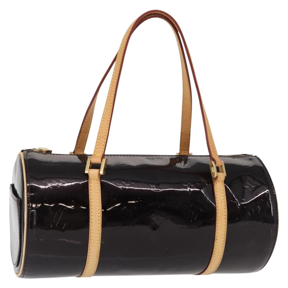 Louis Vuitton Bedford Handbag Monogram Vernis, BURGUNDY, PATENT_LEATHER, Handbag