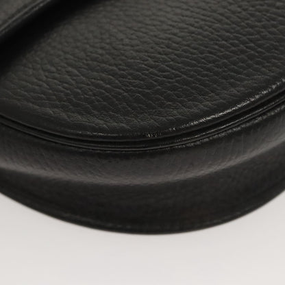Christian Dior CD Shoulder bag Leather, BLACK, LEATHER, Shoulder bag