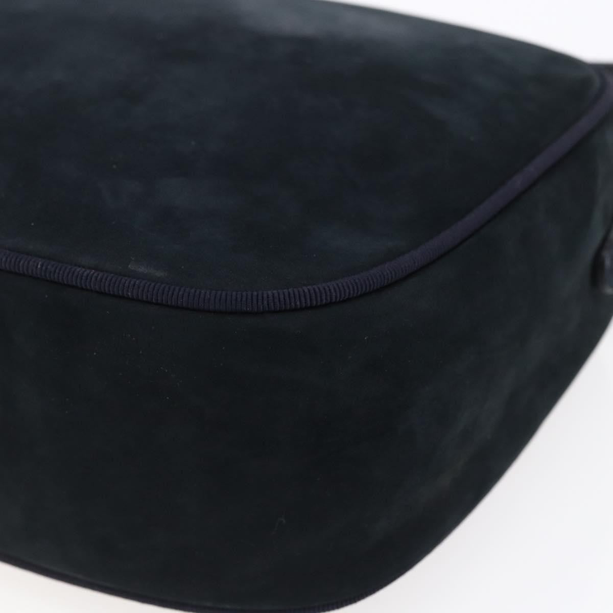 Salvatore Ferragamo Vala Shoulder Bag Leather, NAVY, LEATHER, Shoulder bag