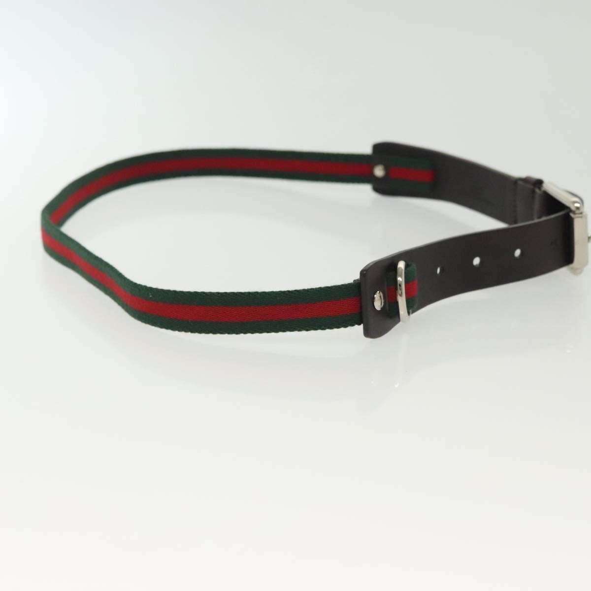 Gucci Sherry Line Belt Leather, BLACK, LEATHER, Belts