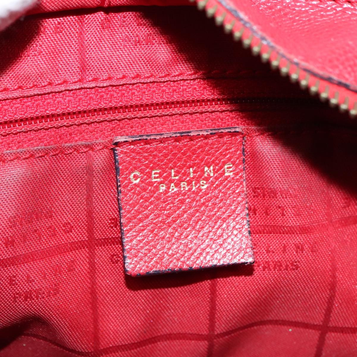 Celine Handbag Leather, RED, LEATHER, Handbag