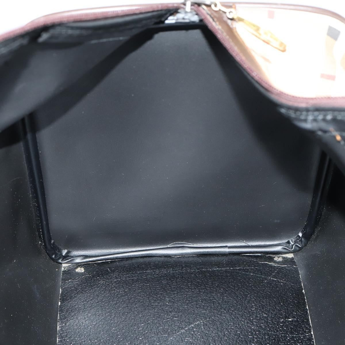 Burberry Vintage Duffle Bag Haymarket Canvas, BEIGE, CANVAS, Travel bag