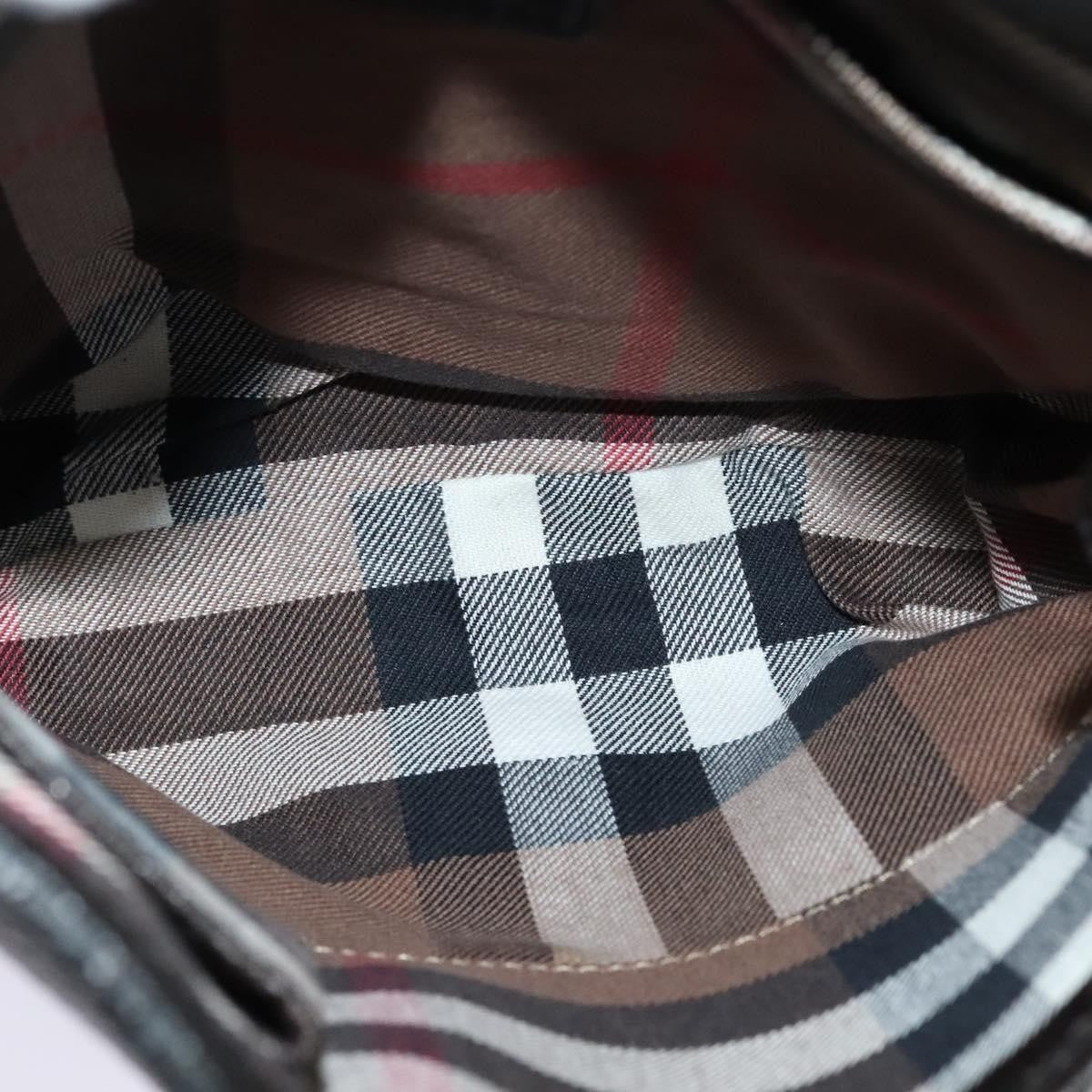 Burberry Vintage Shoulder Bag Leather, BROWN, LEATHER, Shoulder bag