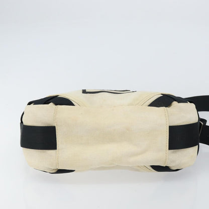 Chanel sports shoulder bag Coco mark, BEIGE, CANVAS, Shoulder bag