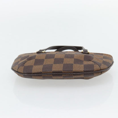 Louis Vuitton Manosque Pochette Damier, Brown, Canvas, Clutch