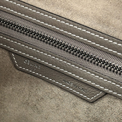 Celine Luggage Bag Smooth Leather, BROWN, LEATHER, Tote bag