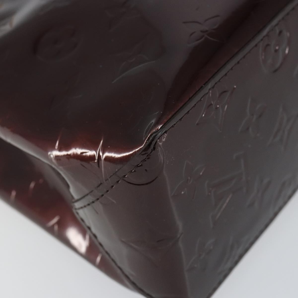 Louis Vuitton Reade Handbag Monogram Vernis, BURGUNDY, PATENT_LEATHER, Handbag