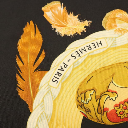 Hermes Carré 90 Silk multicolor, BLACK, SILK, Scarve & shawl