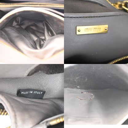Miu Miu Madras Bowler Bag Matelasse Leather, Purple, Leather, Handbag