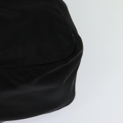 Prada Vintage Zip Handbag Tessuto, BLACK, NYLON, Handbag
