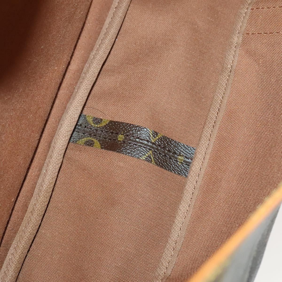 Louis Vuitton Saumur Handbag Monogram Canvas, BROWN, CANVAS, Shoulder bag