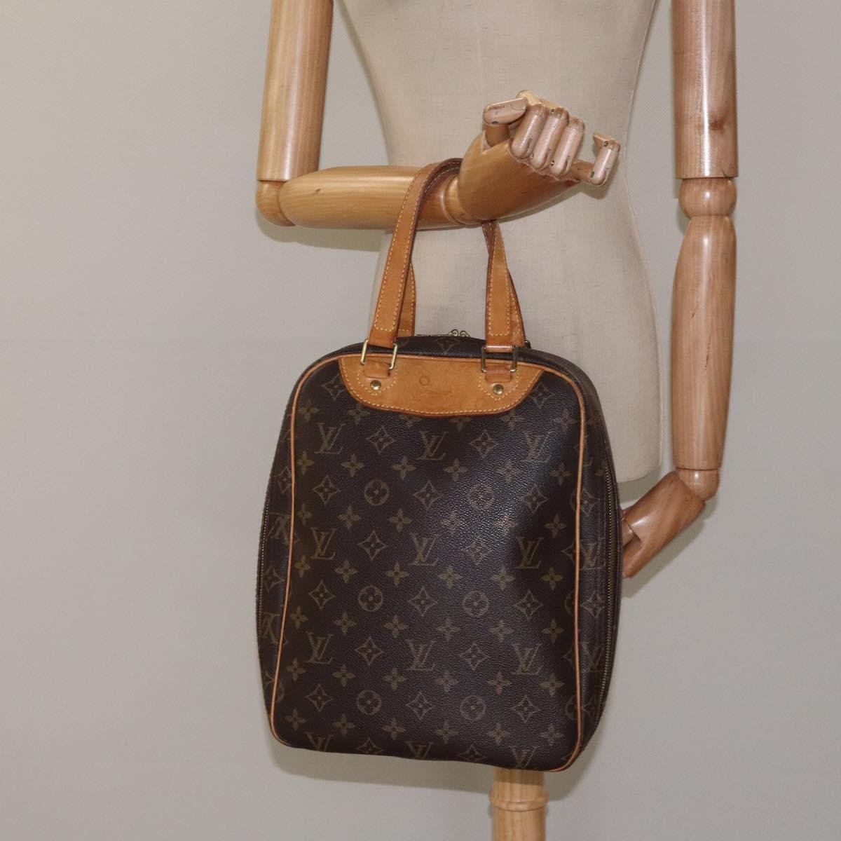 Louis Vuitton Excursion Handbag Monogram Canvas, BROWN, CANVAS, Handbag
