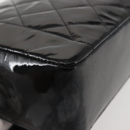 Chanel Vintage Diana Flap Bag Quilted Patent, BLACK, PATENT_LEATHER, Shoulder bag