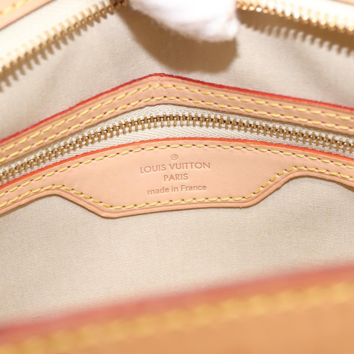 Louis Vuitton Brea Handbag Monogram Vernis, BEIGE, PATENT_LEATHER, Handbag