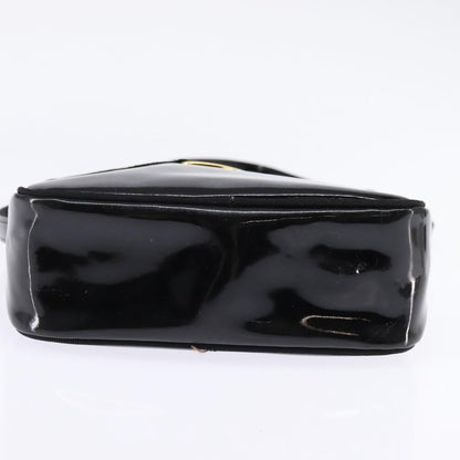 Salvatore Ferragamo Vara Bow camera Shoulder Bag Patent Leather, BLACK, PATENT_LEATHER, Shoulder bag